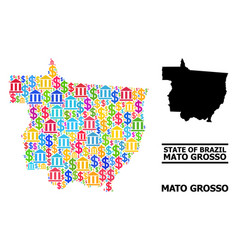 Mosaic Map Mato Grosso State Bank