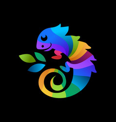 Chameleon Abstract Colorful Logo