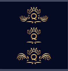 Royal Luxury Ornate Logo Letter Q