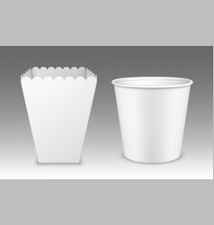 Blank Bucket For Popcorn Hen Wings Or Legs Mockup