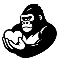 Gorilla With Heart