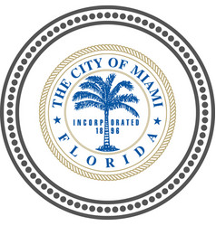 Seal Of Miami Florida