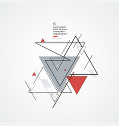 Hipster Triangle Background Abstract