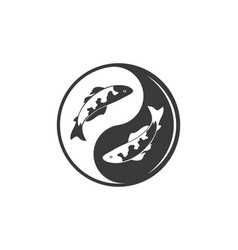 Yin Yang Koi Fish Icon