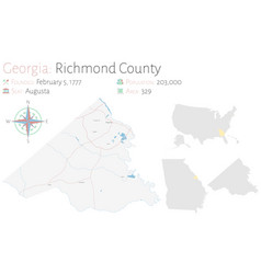 Map Richmond County In Georgia