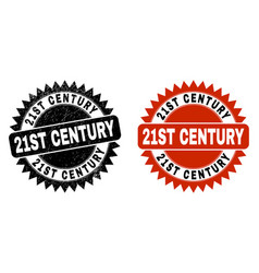 21st Century Black Rosette Watermark