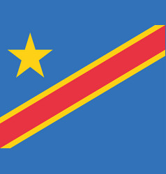 Democratic Republic Of Congo Official Flag