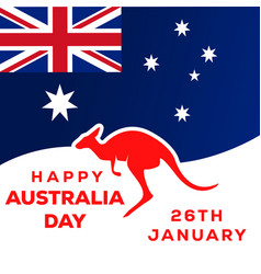 Flat Design Happy Australia Day