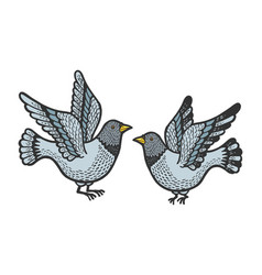 Pigeon Tattoo Vector Images Over 770