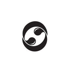 Round Motion Liquid Oil Symbol Logo