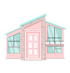 Store Building Front View Barbiecore House Pink