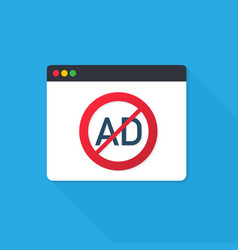 Ad Block Popup Website Sign Symbol