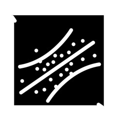 Linear Regression Glyph Icon