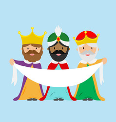 Three Kings East Card Magi With Poster