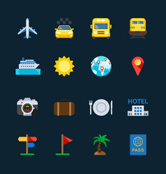 Travel Vacation Icons