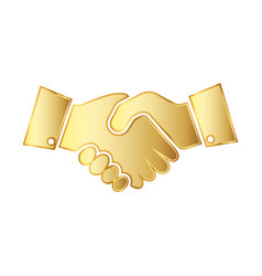 Golden Handshake Icon