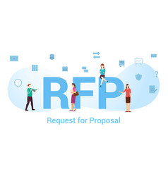 Rfp Request For Proposal Concept With Big Word