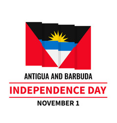 Antigua And Barbuda Independence Day Typography