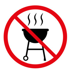 No Grill Sign Bbq Not Allowed