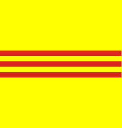 South Vietnam Flag Isolated