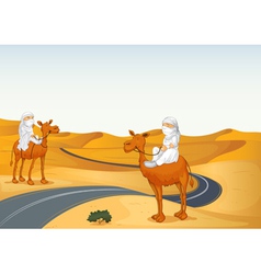 Arabians Riding On A Camel