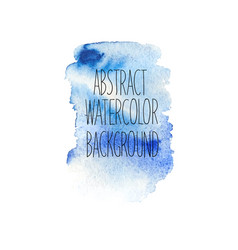 Blue Watercolor Spot