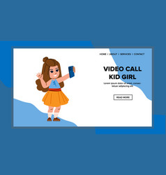 Video Call Kid Girl