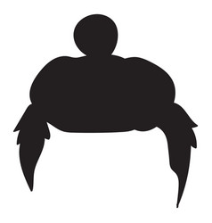 Man Bun Hair Silhouette