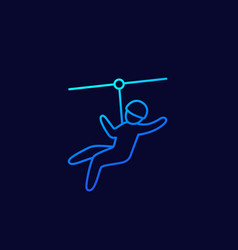 Zip Line Zipline Icon