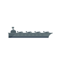 Aircraft Navy Icon Flat Carrier Ship