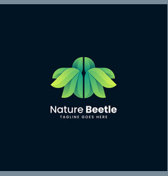 Logo Nature Beetle Gradient Colorful Style