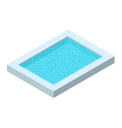 Realistic Rectangular Pool Isometric