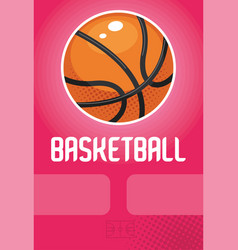 Basketball Lettering And Ball