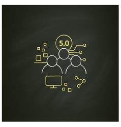 Society 50 Chalk Icon