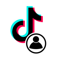 Tik Tok Editorial Icon Social Media Logo Isolated