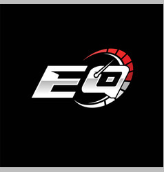 Eq Logo Letter Speed Meter Racing Style