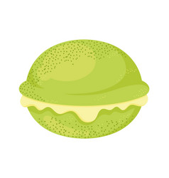 Green Donut Pastry Product