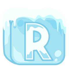 Ice Cube Letter R