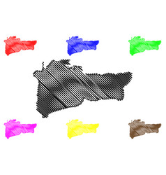 Great Island Republic Of Ireland Map Scribble