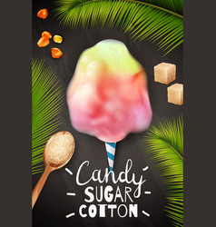 Sugar Cotton Vertical Background