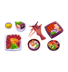 Traditional Korean Food Cartoon Collection