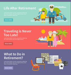 Pensioners Life Banner Set