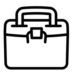 School Lunchbox Icon Outline Style