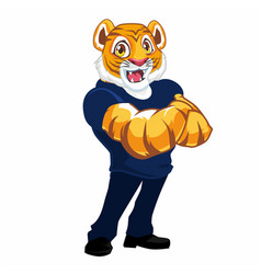 Tiger Muscle Cartoon