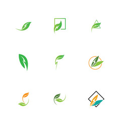 Eco Energy Logo Template Icon