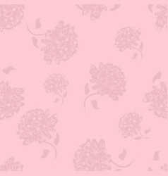 Pale Pink And Muted Dusky Pink Floral Pattern