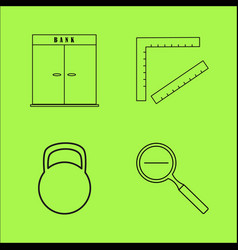 Basic Content Simple Linear Outline Icon Set