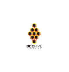 Bee Hive Design Template Art