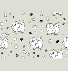 Cute Dog Seamless Pattern