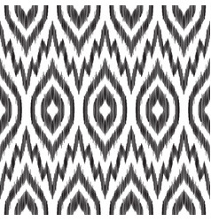 Ikat seamless pattern tribal background Royalty Free Vector